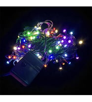 10 M 100 Led Damla Uçlu Rgb Işık Si̇yah Kablo Mz-17-2