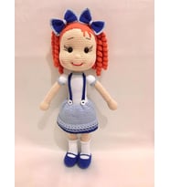 Şirin Lale Bebek Amigurumi Organik Oyuncak