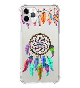 PrintiFy Apple iPhone 11 Pro Uyumlu Nazar Boncuğu 6 Baskılı Şeffaf Köşe Korumalı Antişok Kılıf