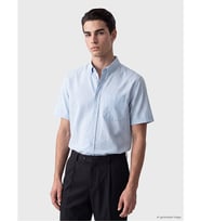 LCWAIKIKI Classic Mavi Regular Fit Kanvas Erkek Gömlek