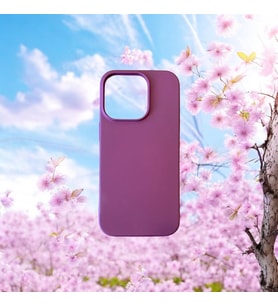 Iphone 16 Pro Uyumlu Kılıf Lansman Silikon Ve Esnek (Eflatun)