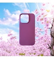 Iphone 16 Pro Uyumlu Kılıf Lansman Silikon Ve Esnek (Eflatun)