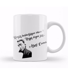 Albert Camus Kupa Bardak Porselen