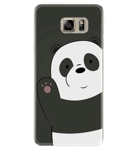 Samsung S7 Edge S20 Fe Plus Ultra S21 S22 Kılıf Boyun Askılı Silikon Hello Panda 1709
