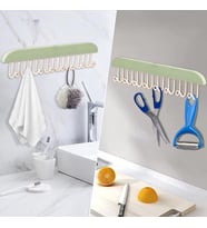 8 Kancalı Yapışkanlı Duvara Monte Renkli Askı Mutfak Askısı Banyo Askısı Kancalı Askı Yapışkanlı Askı