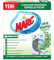 MARC ÇAMAŞIR MAKİNESİ TEMİZLEYİCİ SIVI 250 ML X 2 ADET ÇAM VE OKALİPTUS