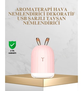 Northcity Tavşan Kulak Tasarımlı 200 ml USB Aroma Difüzör ve Hava Nemlendirici - Sessiz ve Şık