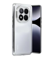 Xiaomi Redmi Note 14 Pro Plus Kılıf Kamera Korumalı Lensli Silikon - Gümüş