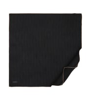 Siyah-Bej İpekevi Dört Mevsim Monogram Eşarp 4358