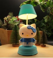 Hello Kitty Kalemtraşlı  Gece Lambası Şarjlı - Mavi