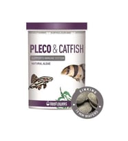 Reeflowers Pleco-Catfish Çöpçü Vatoz Kedi Balık Yemi Hap Form 15mm 1000ml 520gr