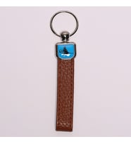 DERİ SAPLI ANAHTARLIK KAHVERENGİ (M8 )-ANAH394