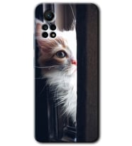 Redmi Note 12 Pro 4G Kılıf HD Desen Baskılı Kılıf - Kedi Bakışı