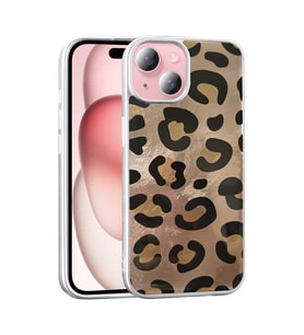 Apple iPhone 13 Uyumlu Kılıf Desenli Zore Mep Kapak (Gold)