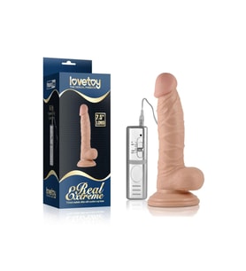 19 Cm Titreşimli Realistik Penis - Real Extreme