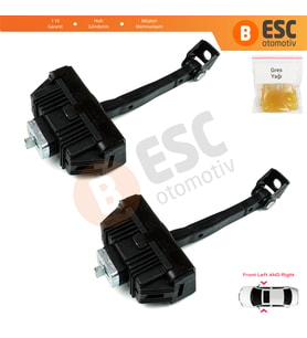 BMW 5 E60 E61 2001-2010 4/5 Kapı 51217176804 İçin 2 EA Ön Sağ ve Sol Kapı Gergi Yayı