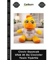 Civciv Oyuncak Ufak At Da Civcivler Yesin Tişörtlü Espirili Ürün Senlik Hediyesi Komik Hatıra