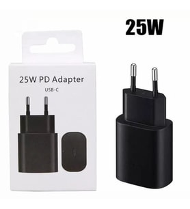 SAMSUNG EP-TA800N 25W HIZLI ŞARJ ADAPTÖRÜ - SİYAH ( TÜRKİYE GARANTİLİ)