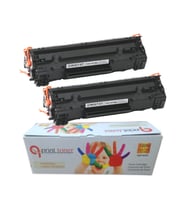 HP Çipli CF283A 283A 2'li Ekonomik Paket Garantili Uyumlu Toner M126a 127fn 127fw 128fn Muadil Toner (Siyah)