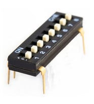 Tristate 8li Dip Switch 8 Pin Siyah Anahtar Açık Kapalı Seçim Adres Ayar + Off - Pull Up/Down