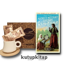 Kutupkitap Bambu Fincan Türk Kahvesi Kişiye Özel Not Çingene Ahmet Mithat Efendi Kitap Hediye Seti