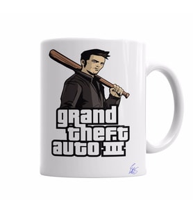 GTA III Kupa Bardak Porselen