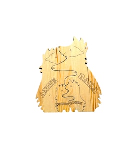 Kişiye Özel Ahşap Kirpi Ailesi Puzzle