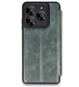 Newface General Mobile Era 30 Kılıf Flip Cover - Koyu Yeşil