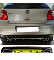 Vw Polo Mk4 Sarı Difüzör Çiftli Kare Egzoz Görünümlü D Tip Difizör