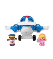 Fisher-Price Little People Uçak Yolculuğu Oyuncağı HDJ23 Türkçe ve İngilizce Dil Seçenekleri ile Birlikte, 1-5 Yaş Arası Okul Öncesi Çağdaki Çocuklar İçin Uygundur