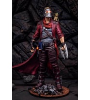 Star Lord ve Groot Boyalı Figür Galaksinin Koruyucuları Peter Quill Baby Groot Figür Büyük Boy 25CM
