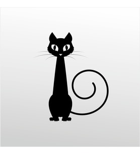 Folyo Sticker Kedi 70cm Uzunluk (Karışık)
