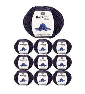 10 Adet Amigurumi El Örgü İpi 50gr 630