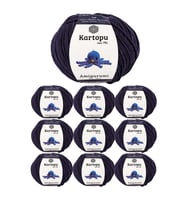 10 Adet Amigurumi El Örgü İpi 50gr 630
