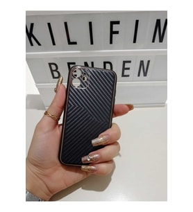 iPhone 12 Çizgi Kabartmalı Kılıf Modeli