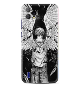 Reeder P13 Blue Plus 2022 Uyumlu Kılıf Resimli Desenli Silikon Platinium Series Angel 1883