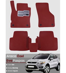 FORD KUGA 1 (2008-2012) Uyumlu EVA Paspas Tam Set–Araca Özel,Su Geçirmez,Kolay Montaj