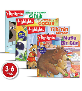 Sticker Bulmacalı Hikayeler 4'lü Set - Dikkat Atölyesi Yayınları
