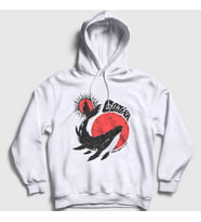 Presmono Unisex Beyaz Mars To Sirius V3 Gojira Kapüşonlu Sweatshirt 407217tt