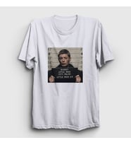 Presmono Unisex Beyaz Dean Winchester Jail Supernatural T-Shirt 507790tt (Beyaz)