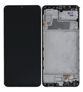 Samsung M32 Sm-M325 Çıtalı Dokunmatik Ekran OED (Siyah)