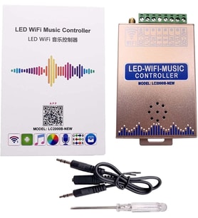 Oddity LC2000B WiFi LED Müzik Kontrolcü RGB Şerit Işık Ses Senkron Akıllı App Kontrollü Araç İçi Ambient Gaming DJ Aydınlatma Cihazı