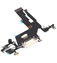 iPhone 11 Şarj Soketi Kulaklık Soketi Full BEYAZ