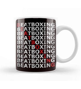 Beatboxing Music Sound Rap Hiphop Beatboxer DJ Gift Kupa Bardak Porselen