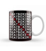 Beatboxing Music Sound Rap Hiphop Beatboxer DJ Gift Kupa Bardak Porselen