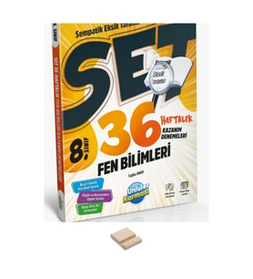 LGS 8. Sınıf Fen Bilimleri 36 Haftalık Denemeler ve Telefon Standı