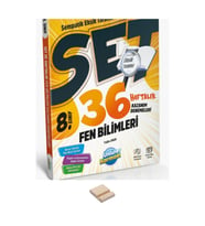 LGS 8. Sınıf Fen Bilimleri 36 Haftalık Denemeler ve Telefon Standı