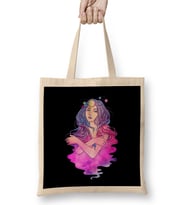Celestial Anime Galactic Princess Manga Girl Goth Bez Çanta Uzun Saplı