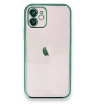 iPhone 12 Kılıf Razer Lensli Silikon - Yeşil