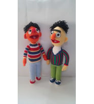 Edi ile Büdü Amigurumi Organik Oyuncak